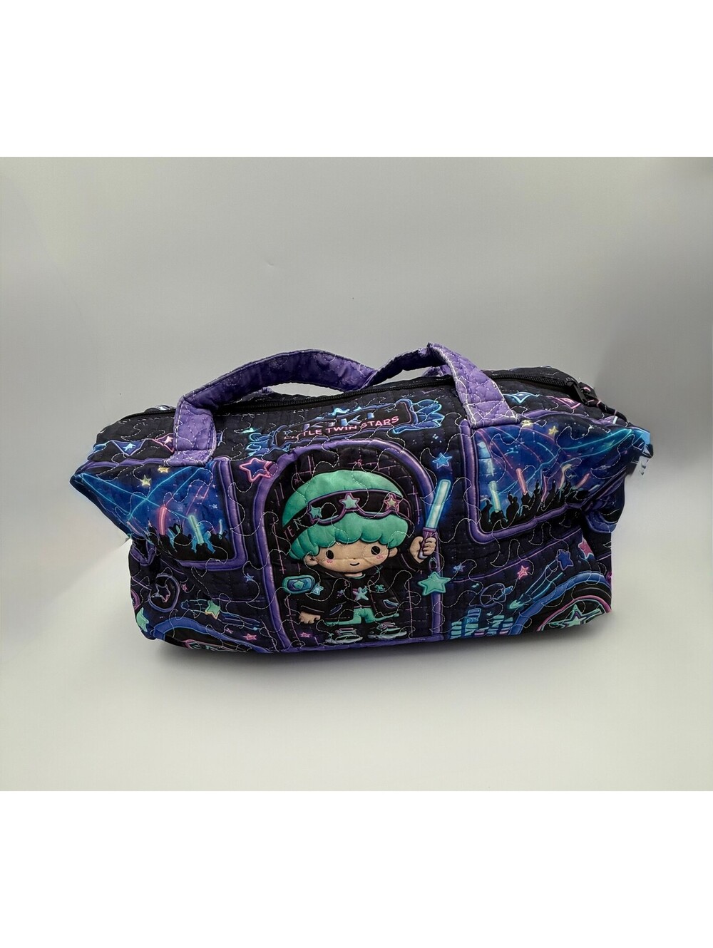 Cute Character Quilted Duffle Bags - Stars